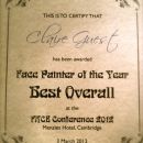 Face Painter of the Year 2012 (FACE CONFERENCE)